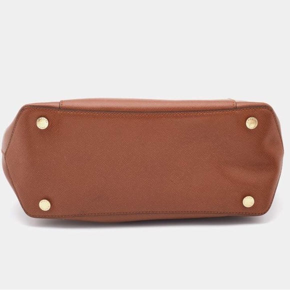 NWOT | MICHEAL KORS  Greenwich Medium Saffiano grab bag Luggage/watermelon red. - Picture 6 of 14